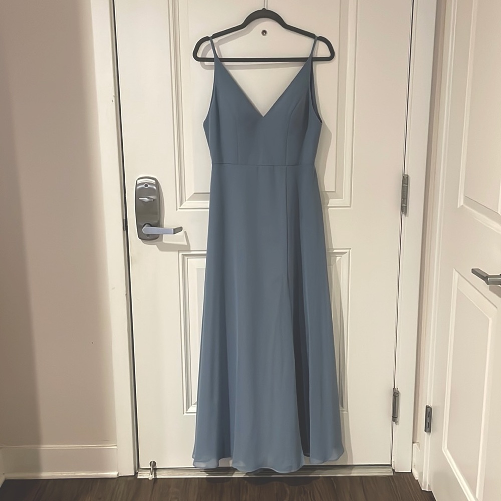 Jenny Yoo Martinique Dress - Blue Bell, Size 6